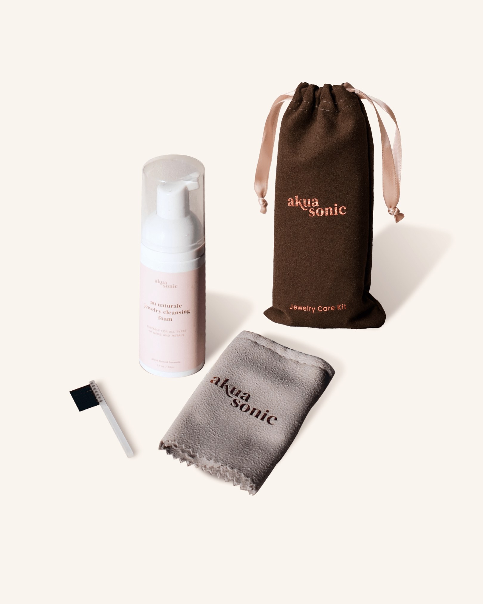 jewelry cleansing foam kit - Akuasonic