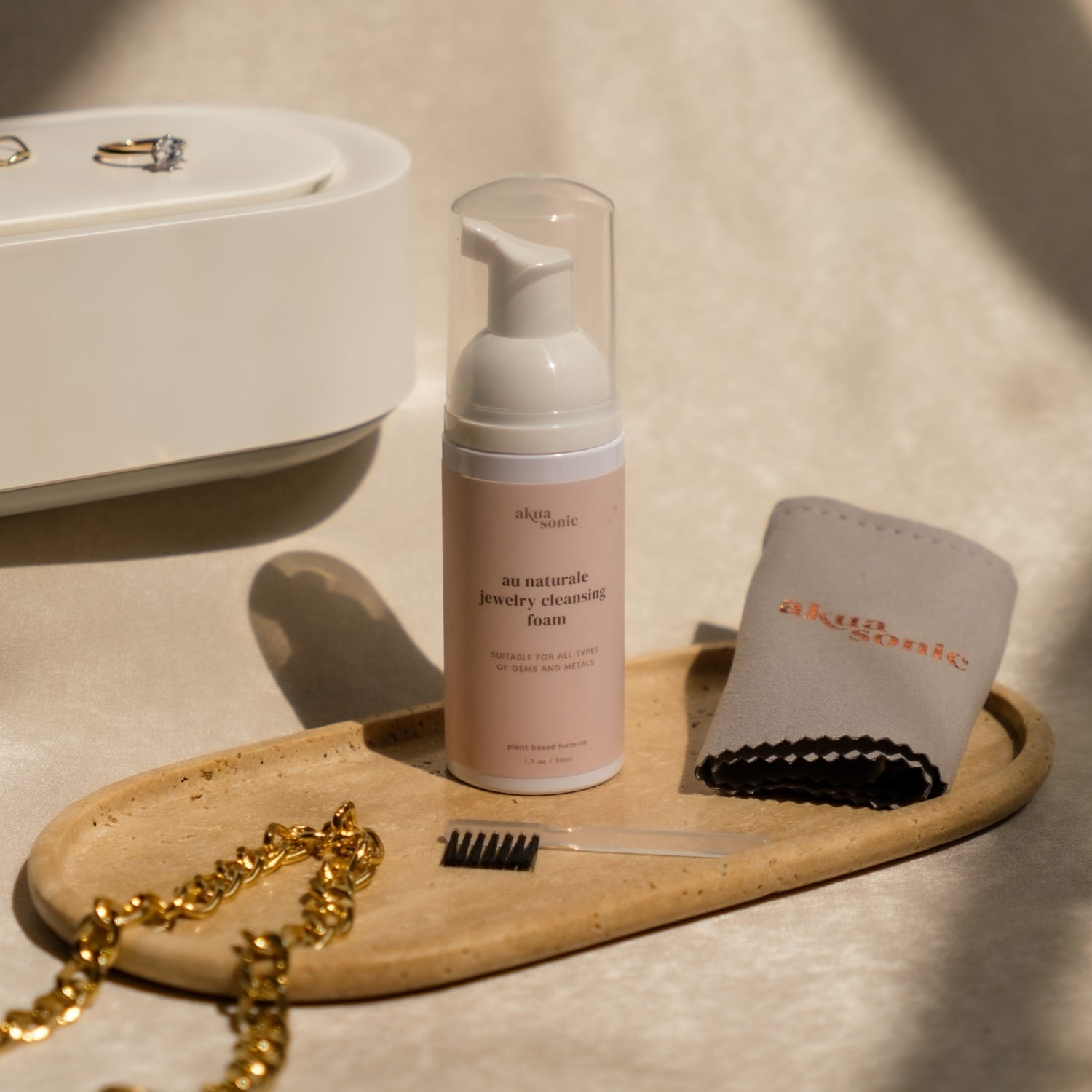 jewelry cleansing foam kit - Akuasonic