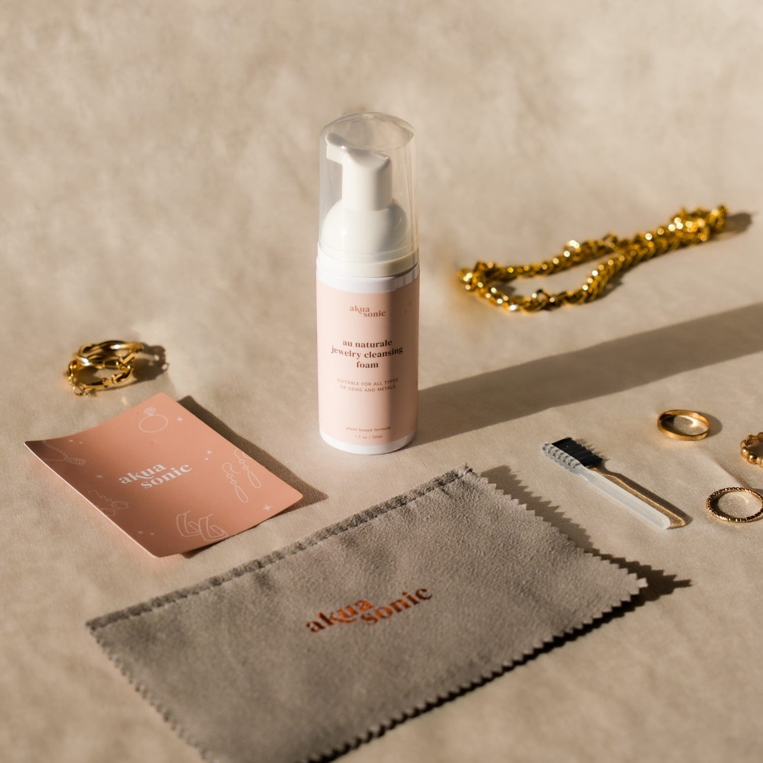 jewelry cleansing foam kit - Akuasonic
