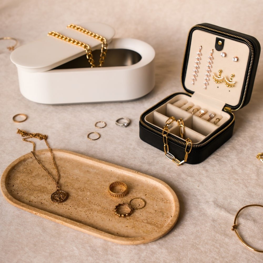 Travertine Display Tray - Akuasonic