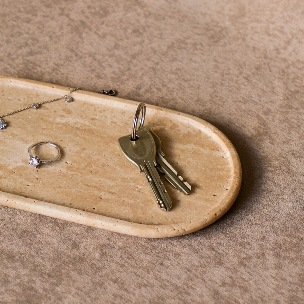 Travertine Display Tray - Akuasonic