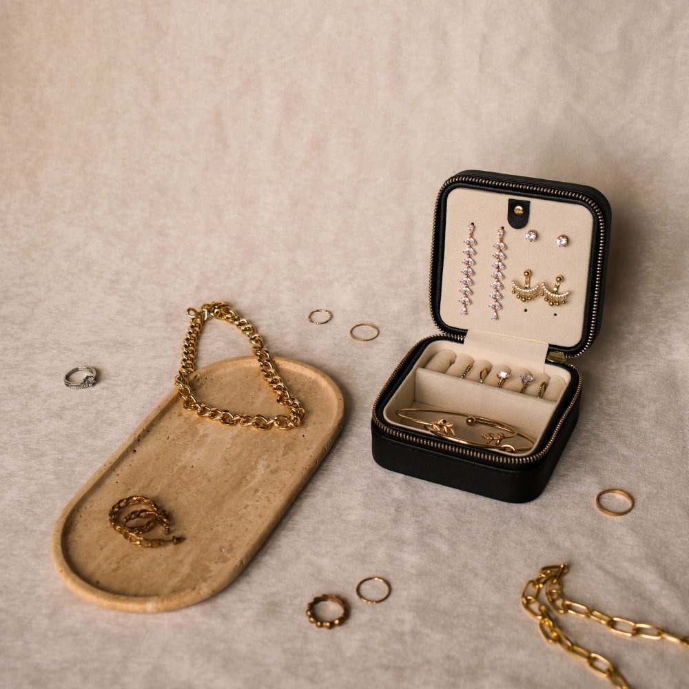 Travertine Display Tray - Akuasonic